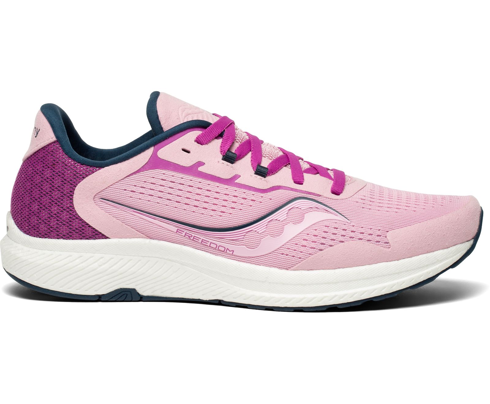 Women\'s Saucony Freedom 4 Running Shoes Pink / Purple | Singapore 132WNBY